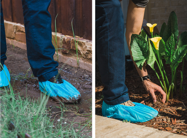 Blue Shoe Guys Disposable Shoe Covers & Boot Booties | 100 Pack