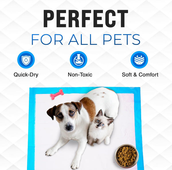Super Absorbent Disposable Bed Pads 30"x36" (50 Count) – Leakproof Underpads for Adults, Incontinence, Baby Changing & Puppy Pee Pads – Quick Dry, Waterproof, Dog Training & Bed Protection