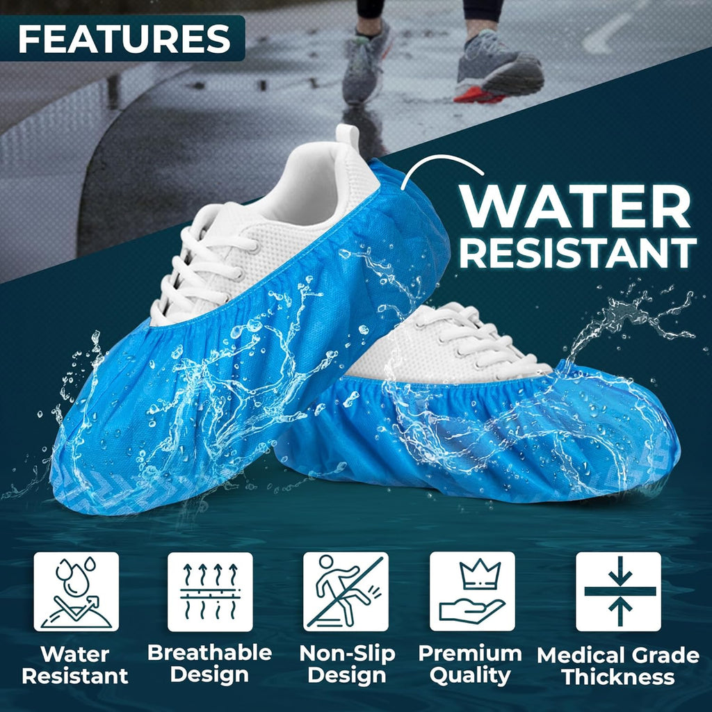 Blue Shoe Guys Premium Disposable Boot & Shoe Covers | 100 Pack