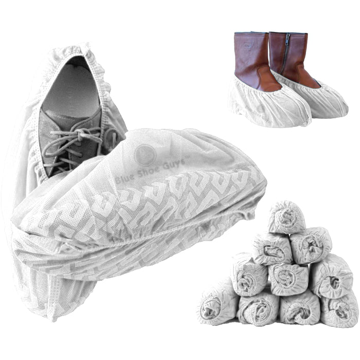 White Disposable Shoe Covers
