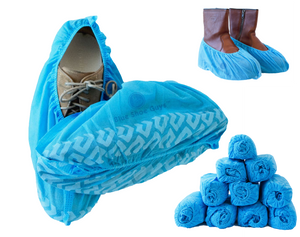 Blue Shoe Guys Disposable Shoe Covers & Boot Booties | 100 Pack